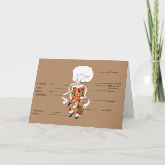 Gille DE Binche Notecard Kaart (Voorkant)