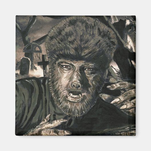 Gillen bij de maan magneet (Voorkant)