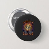 Gillen Willen Gewoon Fun Geesten Kerkhof Pompoen Ronde Button 5,7 Cm (Voorkant /achterkant)