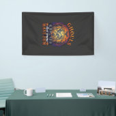Gillen Willen Gewoon Fun Geesten Kerkhof Pompoen Spandoek (Beurs)