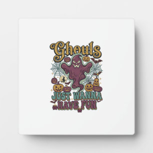 Gillen Willen Gewoon Fun Ghost Pompoenen Heks Ma Fotoplaat