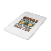 Gillen Willen Gewoon Fun Vintage Halloween Badmat (Gekanteld)