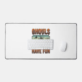 Gillen Willen Gewoon Fun Vintage Halloween Bureaumat (Keyboard & Muis)