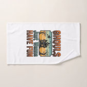 Gillen Willen Gewoon Fun Vintage Halloween Handdoek (Handdoek)