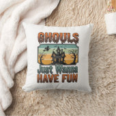 Gillen Willen Gewoon Fun Vintage Halloween Kussen (Deken)