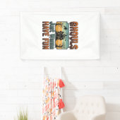 Gillen Willen Gewoon Fun Vintage Halloween Spandoek (Insitu)