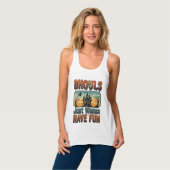 Gillen Willen Gewoon Fun Vintage Halloween Tanktop (Volledige Voorkant)
