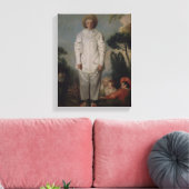 Gilles, c.1718-19 canvas afdruk (Insitu (Woonkamer))