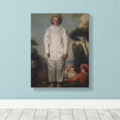 Gilles, c.1718-19 canvas afdruk (Insitu (Houten vloer))