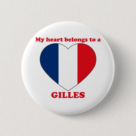 Gilles Ronde Button 5,7 Cm (Voorkant)