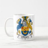 Gillespie Family Crest Koffiemok (Links)