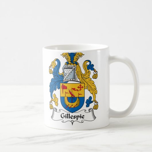 Gillespie Family Crest Koffiemok (Rechts)