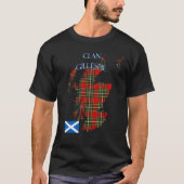 Gillespie Scottish Clan Tartan Scotland T-shirt (Voorkant)