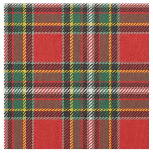 Gillespie Tartan Print Stof (Close Up)