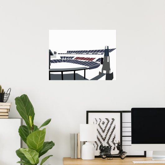 Gilletstadion Poster (Thuiskantoor)