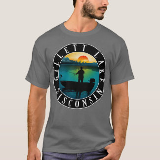 Gillett Lake Wisconsin Vist T-shirt
