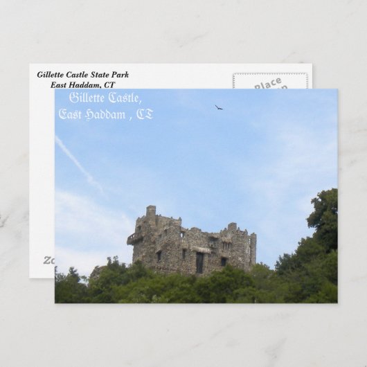 Gillette Castle Briefkaart (Voorkant / Achterkant)