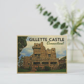 Gillette Castle Connecticut Briefkaart (Staand voorkant)