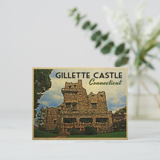 Gillette Castle Connecticut Briefkaart (Staand voorkant)
