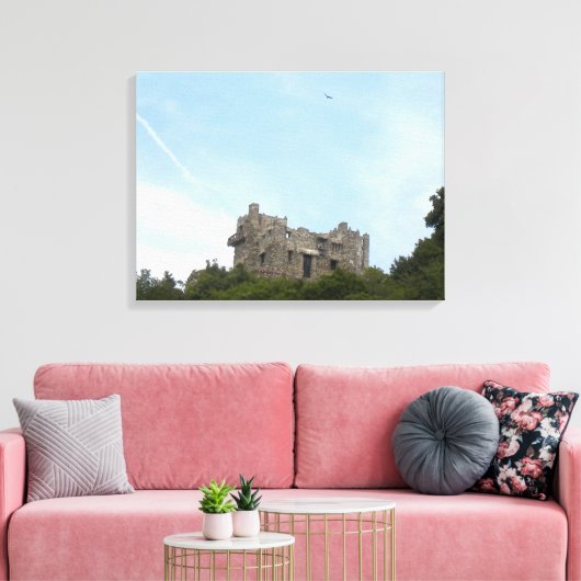 Gillette Castle inpakdoek doek Canvas Afdruk (Insitu (Woonkamer))