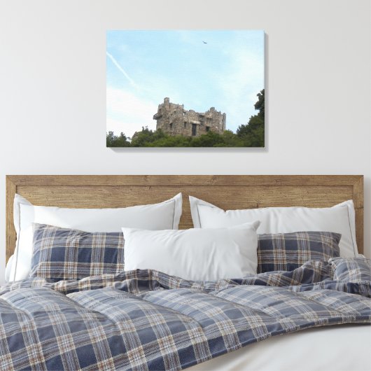 Gillette Castle inpakdoek doek Canvas Afdruk (Insitu (Slaapkamer))