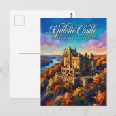 Gillette Castle State Park Connecticut Briefkaart (Voorkant / Achterkant)