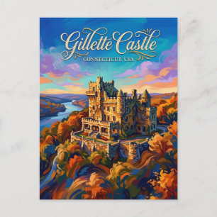 Gillette Castle State Park Connecticut Briefkaart