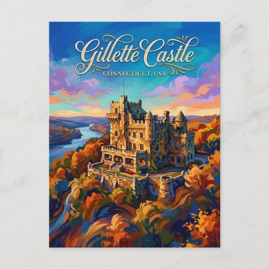 Gillette Castle State Park Connecticut Briefkaart (Voorkant)