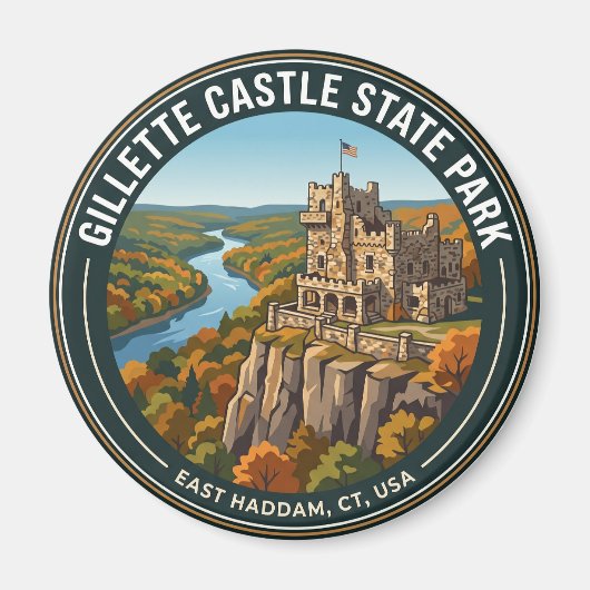 Gillette Castle State Park VS Magneet (Voorkant)