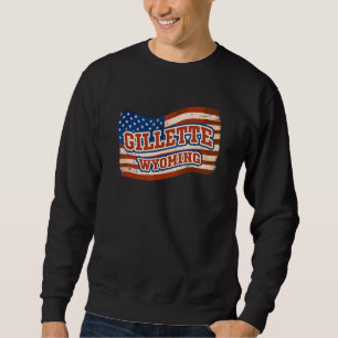 Gillette City Wyoming  Amerikaanse vlag Trui