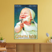 Gillette Safety Razor - Begin met Early Shave Canvas Afdruk (Insitu (Woonkamer))