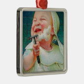 Gillette Safety Razor - Begin met Early Shave Metalen Ornament (Rechts)