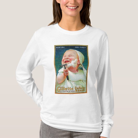 Gillette Safety Razor - Begin met Early Shave T-shirt (Voorkant)