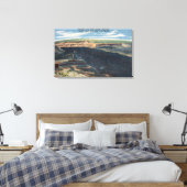 Gillette, WY - Wydodak Coal Mine Uitzicht Canvas Afdruk (Insitu (Slaapkamer))