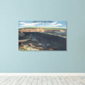 Gillette, WY - Wydodak Coal Mine Uitzicht Canvas Afdruk (Insitu (Houten vloer))