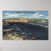 Gillette, WY - Wydodak Coal Mine Uitzicht Poster (Voorkant)