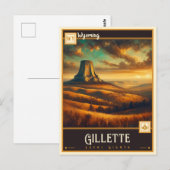 Gillette, Wyoming | Briefkaart (Voorkant / Achterkant)