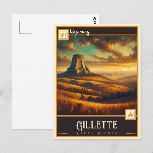 Gillette, Wyoming | Briefkaart (Voorkant / Achterkant)