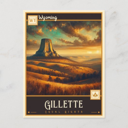 Gillette, Wyoming | Briefkaart (Voorkant)