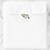 Gillette Wyoming City Classic Ronde Sticker (Tas)