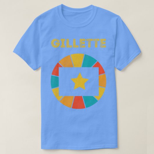 Gillette Wyoming  Verdrietig Souvenir 1 T-shirt (Design voorkant)