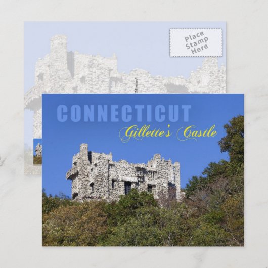 Gillette's Castle, Connecticut Briefkaart (Voorkant / Achterkant)