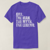 GillGill Achternaam Gill Achternaam Gill Achternaa T-shirt (Design voorkant)