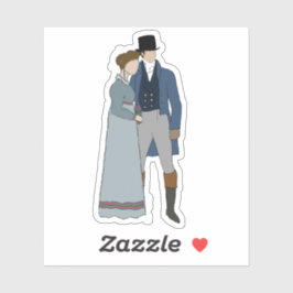 Gillian and Scott, vinylsticker op maat Sticker