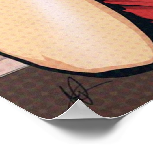 Gillian Anderson Poster (Hoek)