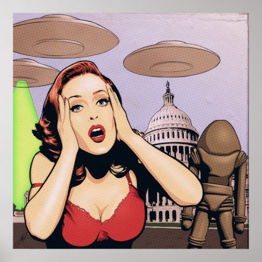 Gillian Anderson Poster (Voorkant)