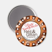 Gillian's Vegas Passen getrouwd Casino Chip Magnet (Voorkant / Achterkant)