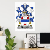 Gilligan Family Crest Poster (Thuiskantoor)