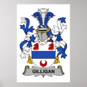 Gilligan Family Crest Poster (Voorkant)