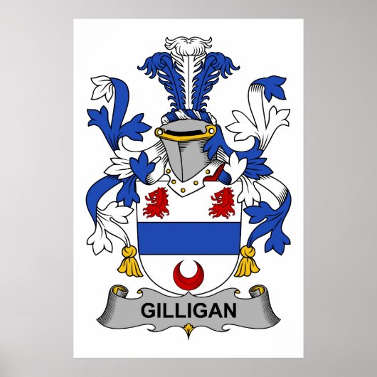 Gilligan Family Crest Poster (Voorkant)